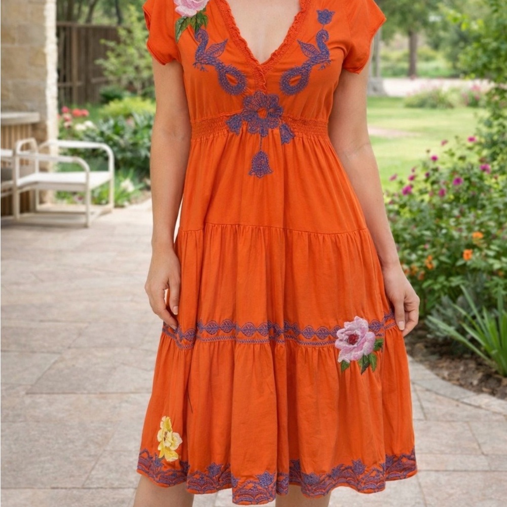 JW LA Orange Dress NWT Size M
